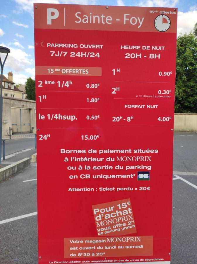 L'Elegance : T2 Proche Cathedrale De Chartres. Lejlighed Eksteriør billede